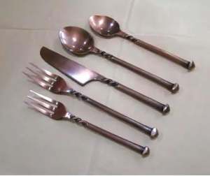 Dernière conception de couverts orientaux vintage plaqué or, meilleures ventes, couverts durables pour les événements de mariage et les hôtels - Product Image 5