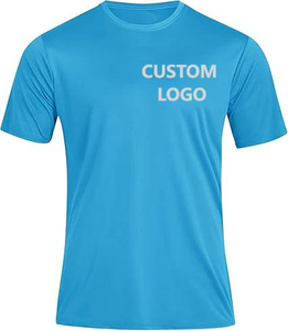 T-shirts Homme 100% Polyester Coupe Slim Manches Courtes Anti-Boulochage Personnalisables OEM Haute Qualité pour Vente en Gros Promotionnelle - Product Image 5