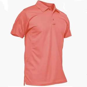 Polo sencillo de hombre con logotipo personalizado informal liso de alta calidad al por mayor - Product Image 5