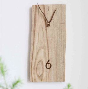 Horloge murale en bois de cadeau simple pour l'article décoratif de mur de Restuarnat et de gâteau horloge murale en bois de qualité exclusive - Product Image 4