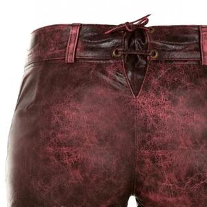 Custom Made Bavarian Traditional Antique Leather <b>Shorts</b> Genuine Goat Leather Trachten Oktoberfest Lederhosen <b>Overalls</b> Flat Waist - Product Image 3