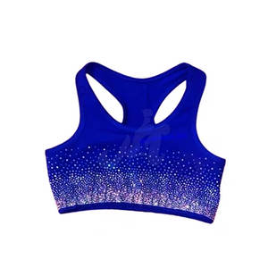 Sujetador deportivo elástico con diseño atlético para entrenamiento y práctica de deportes activos - Product Image 3