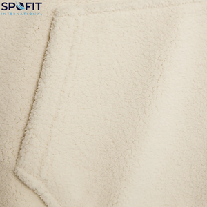 Best Selling Custom <b>Sherpa</b> Hoody Soft Winter Fleece <b>Hoodie</b> Embroidered Logo Plain Dyed Street Wears 100% Cotton <b>Men</b> Hoodies - Product Image 5