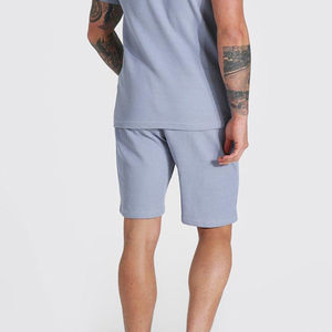 Conjunto de 2 piezas para hombre, sudadera con cintura elástica y pantalones cortos, camisetas lisas al por mayor, conjunto corto al por mayor con servicio OEM de alta calidad - Product Image 5