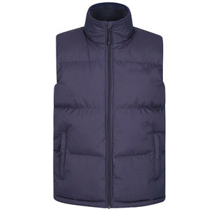 Gilet matelassé d'hiver pour hommes isolé résistant à l'eau coupe-vent fermeture éclair léger sans manches travail pêche randonnée - Product Image 6