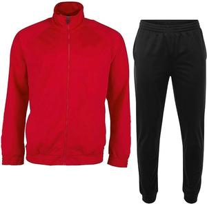 Conjunto Atlético informal personalizado de 2 piezas para hombre, chaqueta de manga larga para correr, pantalones, chándal de invierno en tela polar transpirable - Product Image 3