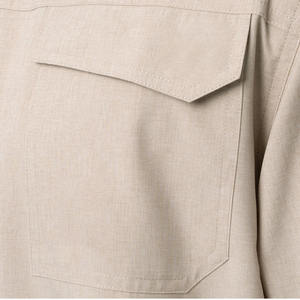 Camisas de Pesca de Manga Corta con Botones y Protección UV para Hombre, con Cuello Alto y Logotipo Personalizado - Product Image 5