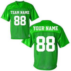 Camisetas de fútbol americano personalizadas para adultos, uniformes de poliéster transpirable para equipos, ropa deportiva OEM con nombre y número personalizados - Product Image 4