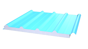 Panneau sandwich de toiture EPS PREXS populaire, 2 épaisseurs, meilleure solution, léger, faible coût, installation rapide - Product Image 2