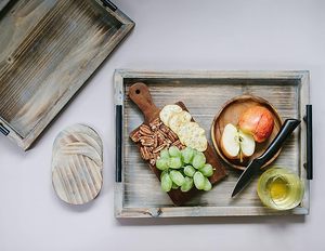 Bandeja de madera de alta calidad, la mejor y elegante bandeja para servir, restaurante, hoteles, vajilla, uso de almacenamiento de Material de madera manufacturado - Product Image 6