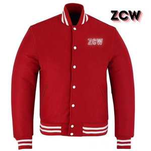 Custom Vintage Wool Varsity <b>Jacket</b> Puff Printing Windproof <b>Waterproof</b> Hip Baseball Streetwear Oversize Stand <b>Thin</b> Reversible - Product Image 6