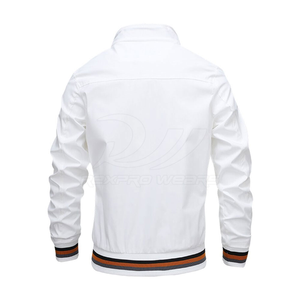 Veste bomber en nylon doublée de polyester de haute qualité, col montant, vente en gros, coupe classique pour homme - Product Image 2