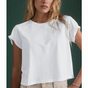 เสื้อครอปผู้หญิงแบบยั่งยืนเสื้อครอปไซส์ใหญ่พิเศษระบายอากาศได้ดี - Product Image 5