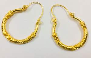 Latest Trendy Punk Style 18K Gold Plated Leaf Wings Pendant Earrings Chic <b>Studs</b> Jewellery for Girls Women for Weddings Parties - Product Image 4