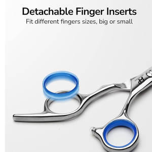 กรรไกรตัดผมและซอยผมสแตนเลสระดับมืออาชีพ ดีไซน์ตามหลักสรีรศาสตร์ กรรไกรตัดผมและซอยผมสแตนเลส - Product Image 5