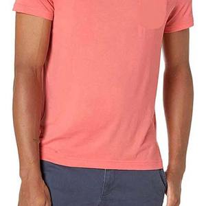 Cheap Price <b>Men's</b> Clothing <b>T</b> <b>Shirts</b> Short Sleeve Summer Wear CottonBamboo Fiber Breathable High Street Style <b>Pink</b> Plus Size - Product Image 3