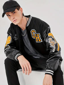Veste universitaire de haute qualité pour hommes, support d'impression de logo personnalisé, vente à chaud, veste d'hiver Letterman de style de rue - Product Image 6