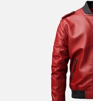 Veste d'hiver élégante en cuir noir pour hommes de toutes tailles avec logo personnalisé et fermeture éclair de marque privée