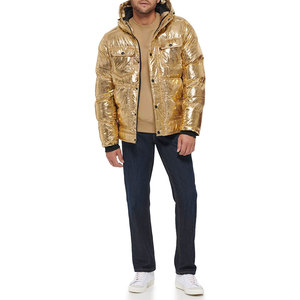 Men's Puffer <b>Waterproof</b> <b>Jacket</b> Quilted Designer Winter Bubble <b>Padded</b> Coat Down Nylon Outdoor Custom Puffer <b>Jackets</b> - Product Image 3