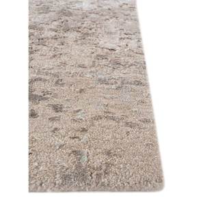 Tapis en laine et soie de bambou noué à la main Kavi Ivory, collection Chaos Theory - Eskm-9014, tapis abstrait pour salon, rectangulaire, pour couloir - Product Image 4