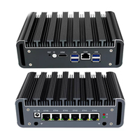 Partícipe H9 PfSense Router 8th Gen 4205U i3 8130U i5 8250U 8550U 6 Nics 2 DDR4 Mini PC sin ventilador OPNsense cortafuegos del servidor VPN