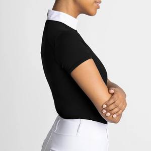 Camisa ecuestre exclusiva para mujer, manga corta, 360, ropa personalizada elástica, venta al por mayor, camisetas para montar a caballo - Product Image 4