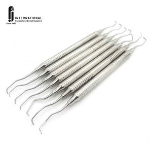 Ensemble de 7 curettes dentaires Gracey, légères, réutilisables, en acier inoxydable, instruments chirurgicaux manuels, certifiés CE, haute qualité 1 - Product Image 4
