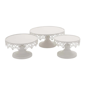 Soporte de pastel de Metal oscilante de 3 pies soportes decorativos para pastel para decoración de boda precio al por mayor soporte de pastel de lujo para fiesta y evento - Product Image 2