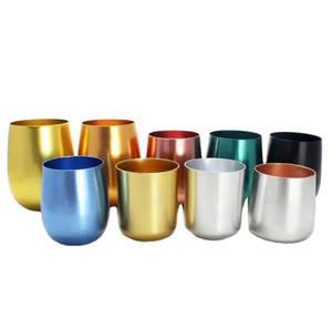 Bocaux à bougie en aluminium Conteneur rond à bougie Vide Multi Colors Handmade Candle Jars Metal Tins Container - Product Image 1