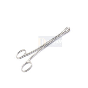 Slotted Forester (<b>Sponge</b>) Forceps Medical Obstetrics Forceps Teethed Straight Curved 18cm <b>Sponge</b> <b>Holder</b> Forceps - Product Image 3