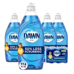 Líquido para lavar platos Dawn-Suave en las manos, resistente a la grasa y residuos de alimentos - Product Image 3