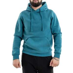 Nouveaux arrivages de sweats à capuche ajustables pour hommes, respirants, personnalisés, basiques, en coton mélangé, sweats à capuche pour hommes en vente, fabriqués au Pakistan - Product Image 5