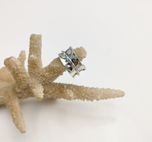 925 <b>silver</b> Spinner Band <b>Rings</b> Anti <b>Anxiety</b> <b>Silver</b> Jewelry Promise <b>Rings</b> for Women Handmade 925 <b>Sterling</b> <b>Silver</b> Spinner <b>Rings</b> - Product Image 2