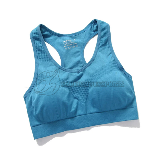 High Quality Spandex/Polyester Lightweight Quick Dry Women's Sports Bra Breathable Plus Size Anti-UV Sweat-Wicking Yoga Gym