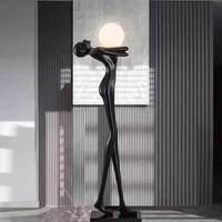 Lampadaire LED de Luxe d'Hôtel, de Haute Qualité, pour Salon, Coin Nordique, Moderne, Minimaliste, Designer, Décoration Artistique
