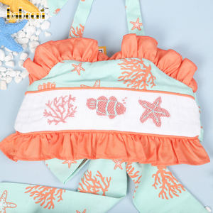 Ocean Creature Traje de baño de 2 piezas para niños y niñas Nailon/algodón transpirable de secado rápido OEM ODM - Product Image 1