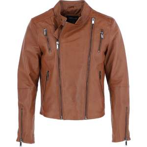 Top Design 100% Veste d'hiver à manches longues et à col montant en cuir de haute qualité pour hommes Design personnalisé disponible à un prix raisonnable - Product Image 1
