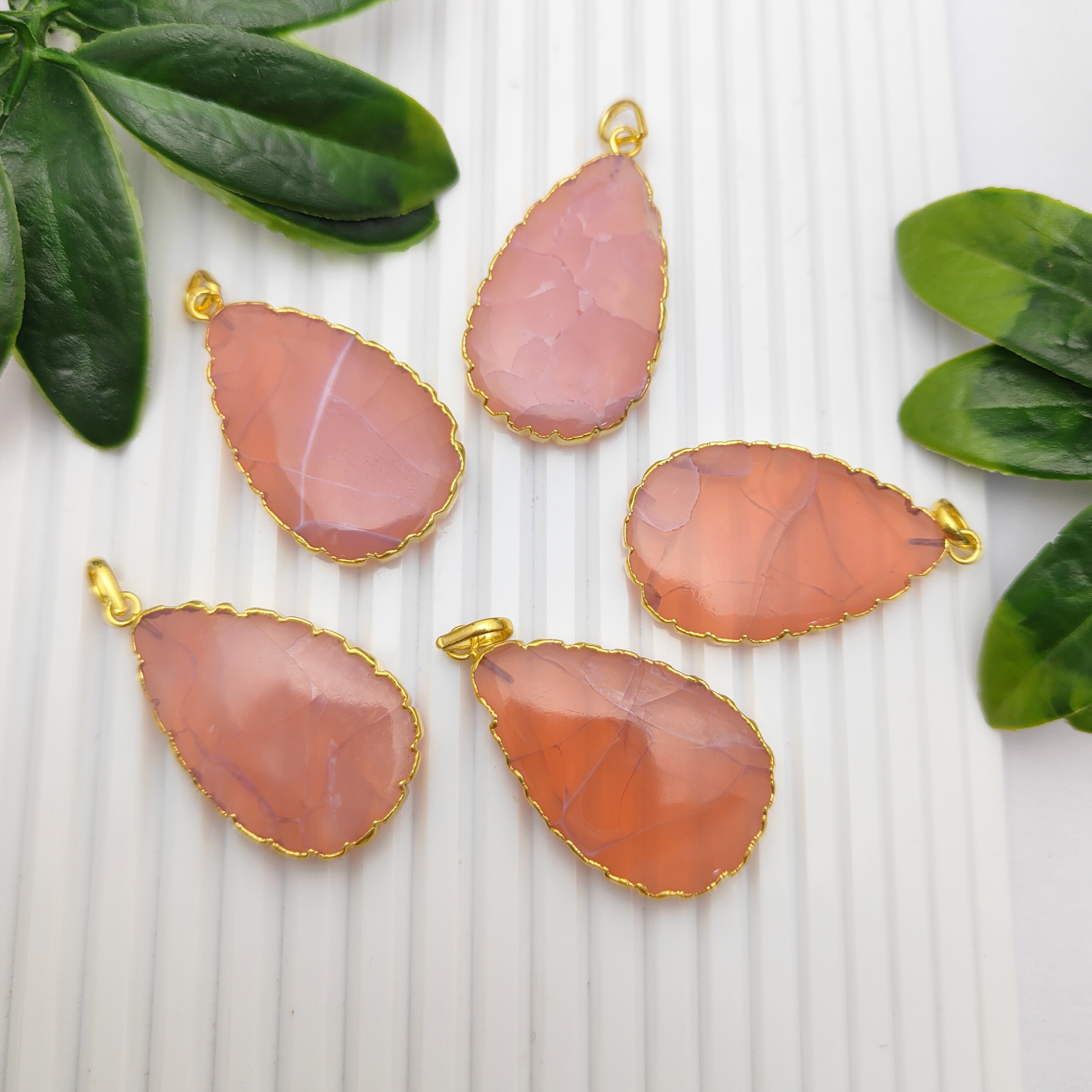 Tranche d'opale rose