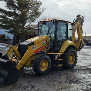 Chargeuse-pelleteuse CAT 420xe d'occasion 2023, capacité nominale de 10 tonnes, moteur haute puissance, mini-chargeuse, pompe hydraulique HYDAC, roulement robuste - Product Image 1