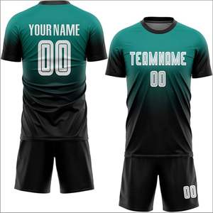 เสื้อฟุตบอลมืออาชีพ unisex เสื้อครึ่งแขนแห้งเร็วผ้าโพลีเอสเตอร์พิมพ์ดิจิตอลโลโก้ตามสั่ง100% ความต้องการสูง - Product Image 1