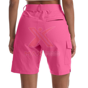 <b>Women's</b> Breathable Canvas <b>Cargo</b> <b>Shorts</b> Lightweight 100% Cotton High Quality Apparel Wholesale - Product Image 5