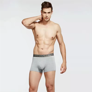 Calzoncillos bóxer para hombre de 3 piezas, calzoncillos de algodón suaves y transpirables, ropa interior con calzoncillos flexibles cómodos, Bóxer - Product Image 3