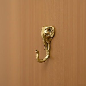 Gancho de pared vintage con forma de león en acabado latón antiguo, colgador decorativo de animales para la entrada del hogar o decoración de dormitorio. - Product Image 6