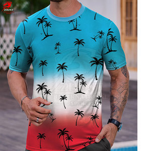 T-shirts graphiques décontractés pour hommes, en coton, style streetwear, coupe décontractée, respirants, pour un usage quotidien, tenue tendance d'été - Product Image 3