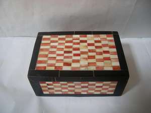 กล่องเครื่องประดับแบบฝังกระดูกกล่องของขวัญและโปรโมชั่นกล่องเก็บของตกแต่งบ้านจากอินเดียงานฝีมือคุณภาพ - Product Image 2