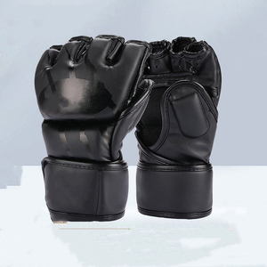 Muay Thai, la mejor calidad, Ufc Mma, guantes de medio dedo, guantes de boxeo ganadores, guantes de cuero de vaca Real, guantes de agarre Mma - Product Image 6