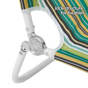 كرسي تخييم خفيف الوزن ومحمول من HOMFUL (1.9 كجم) كرسي شاطئ قابل للطي منخفض الارتفاع مع قفل أمان ومقبض - Product Image 5