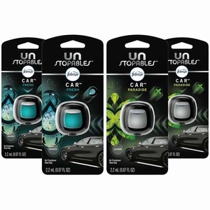Febreze Unstopables Car Odor-Fighting Vent Clip 4 Count .07 Oz. avec Fresh & Paradise Scent pour un usage domestique - Product Image 4