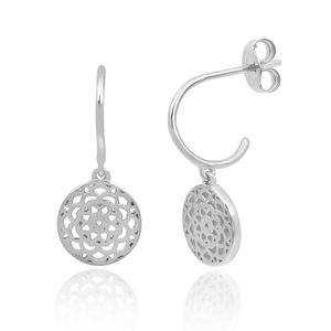Pendientes de diseño clásico y sencillo, plata de ley 925, pendientes de aro lisos, fabricante mayorista, precio bajo para mujeres, pendientes para fiestas - Product Image 6