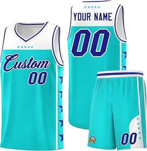 Uniforme de Baloncesto Personalizado por Sublimación, el Mejor Diseño de Camiseta de Baloncesto Transpirable con Bordado - Product Image 4